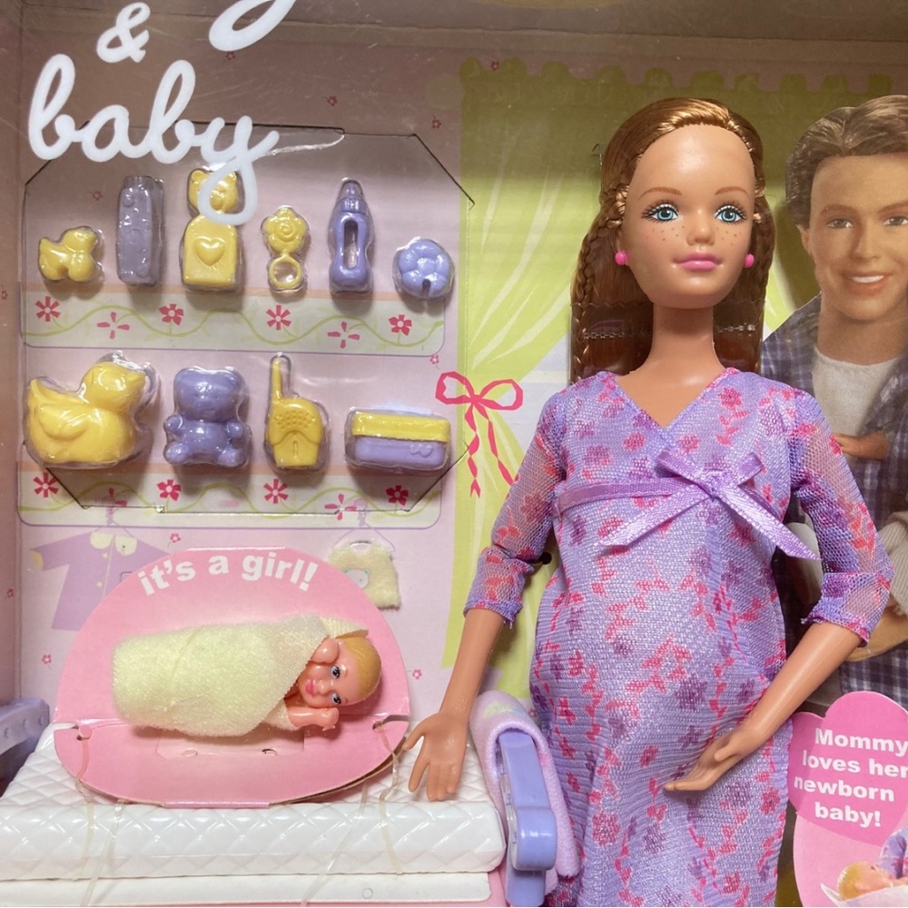 Mattel Midge & Baby - Happy Family Mom & Baby Doll Set (2002) - Factory Sealed - Picture 2 of 10